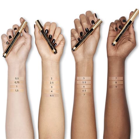 ysl touche eclat high cover concealer swatches